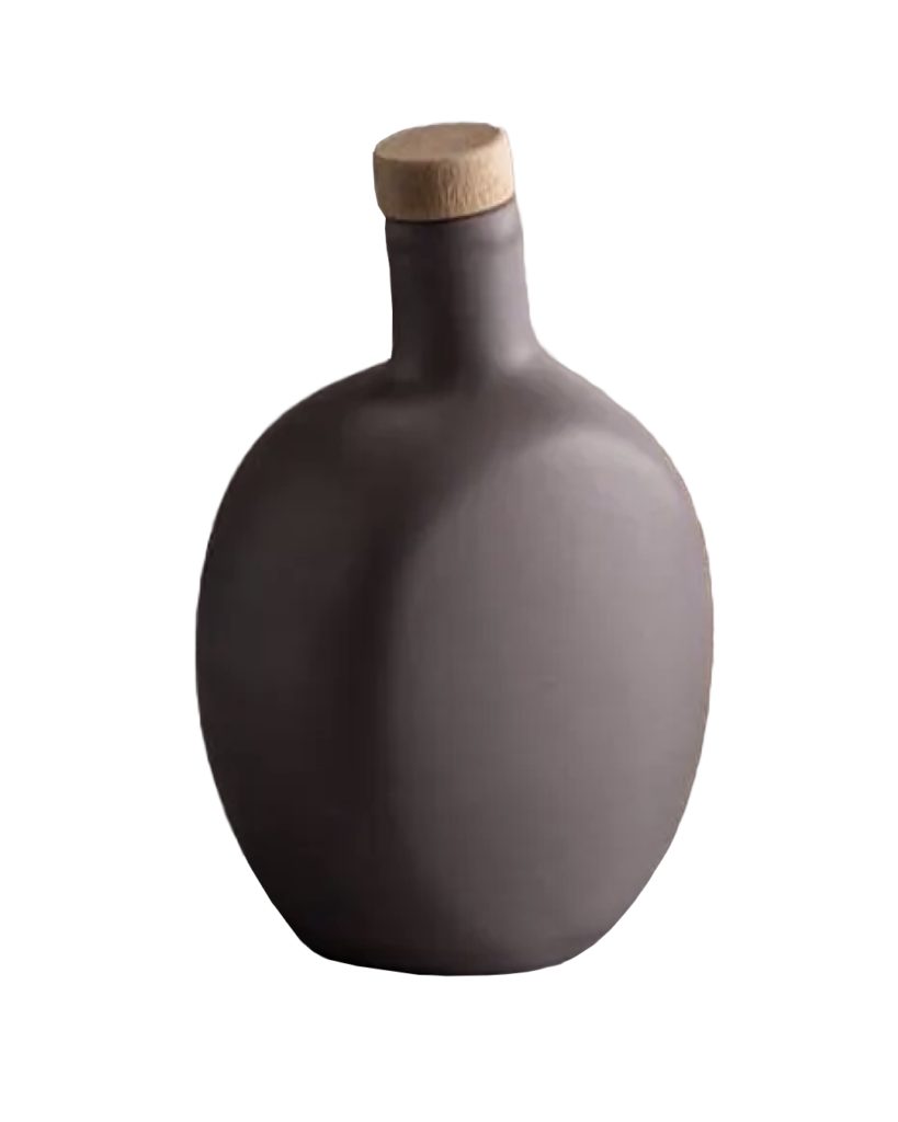 Figlia bottiglia ceramica viola olio extra vergine evo 500 ml